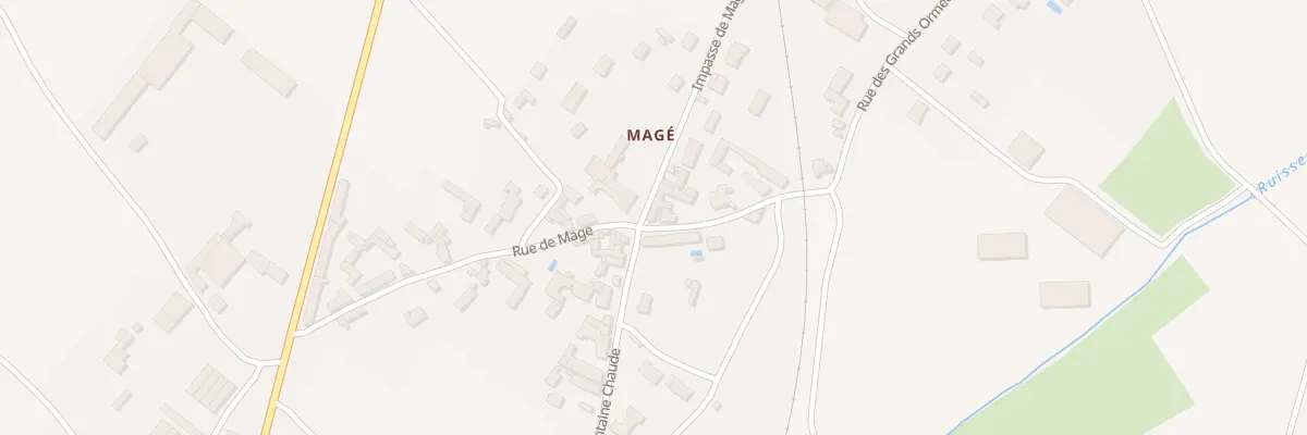 Plan du 2 Imp de Mage à Louzy