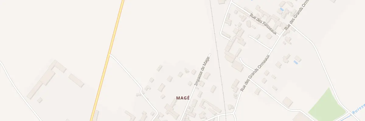 Plan du 7 Imp de Mage à Louzy