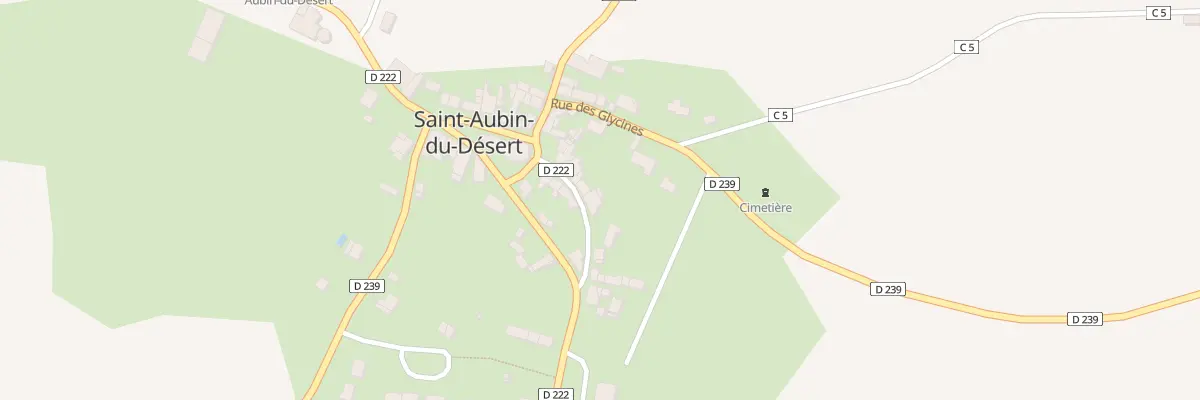 Plan du 6 Rue Timothée Fortin à Saint-Aubin-du-Désert