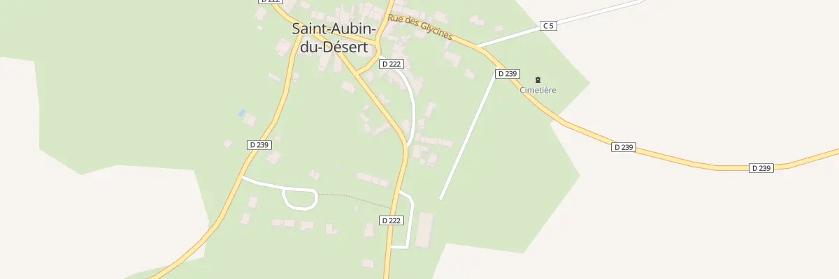 Plan du 8 Rue Timothée Fortin à Saint-Aubin-du-Désert