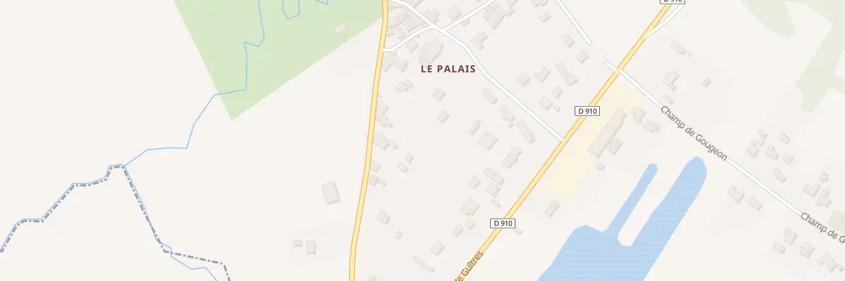 Plan du 244 Le Palais à Sablons