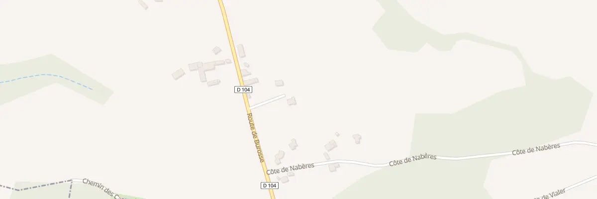 Plan du 56 Rte de Burosse à Lalongue