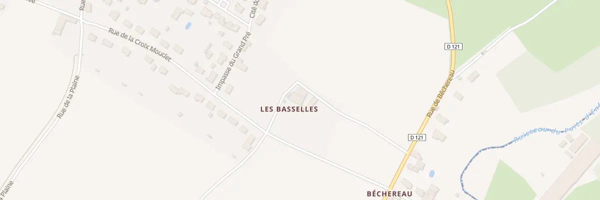 Plan du 6 Rue des Basselles à Exireuil