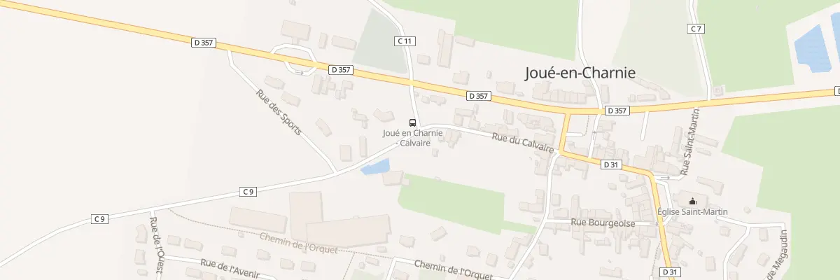 Plan du 5 Rue du Calvaire à Joué-en-Charnie