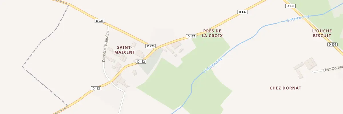Plan du 24 Rue des Deux Frenes à Fontaine-Chalendray