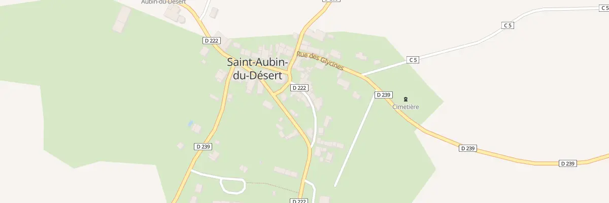 Plan du 5 Rue Timothée Fortin à Saint-Aubin-du-Désert