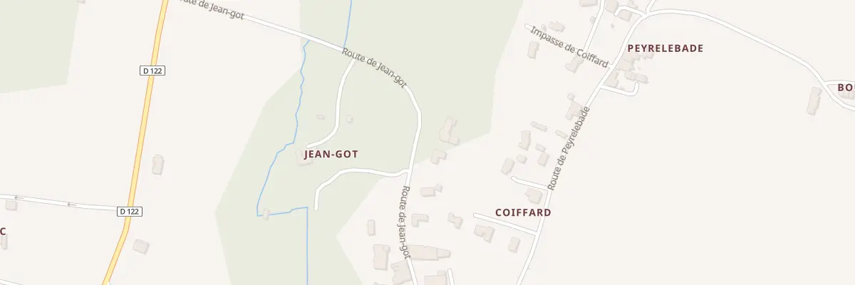Plan du 7 Coiffard à Lugaignac