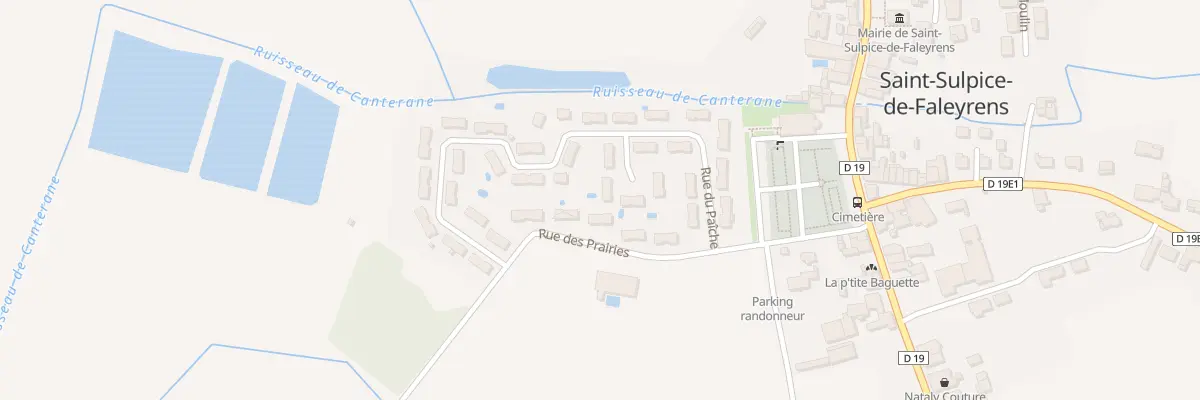 Plan du 45 Au Paiche du Grand Pey à Saint-Sulpice-de-Faleyrens