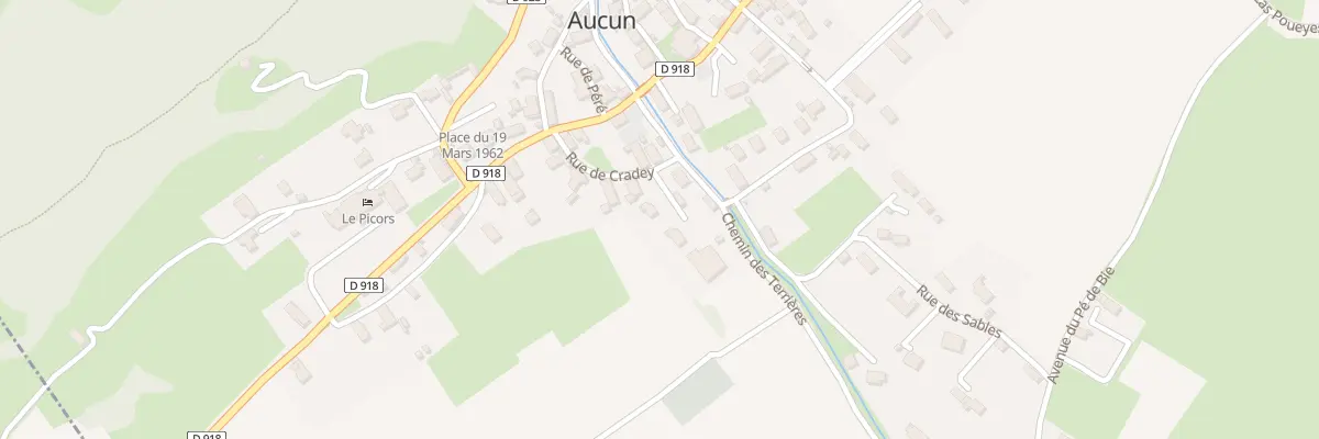 Plan du 13 Rue de Cradey à Aucun