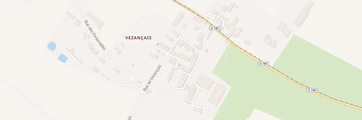 Plan du 3 Rue de Vezancais à Brioux-sur-Boutonne