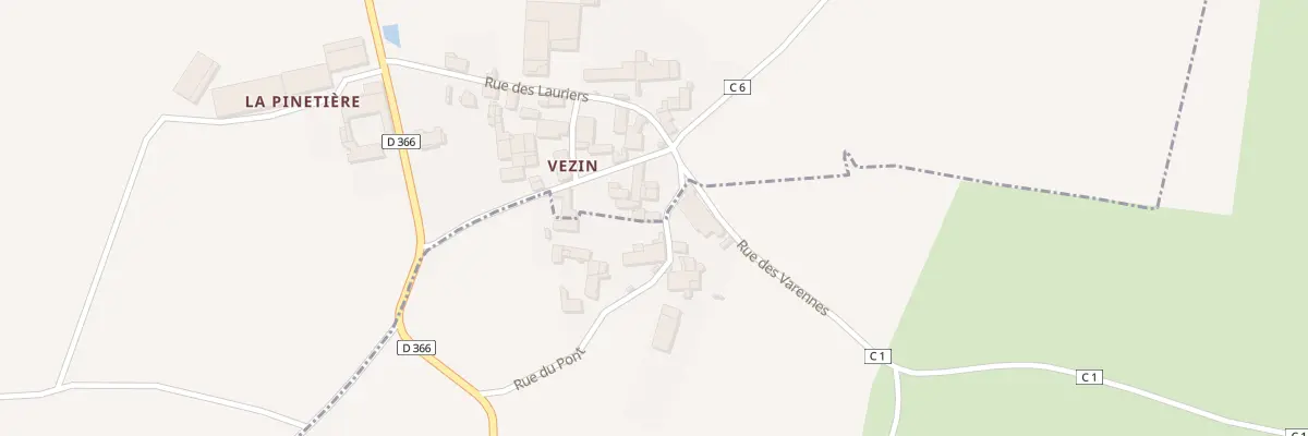 Plan du 6 Rue du Pont à Asnières-en-Poitou