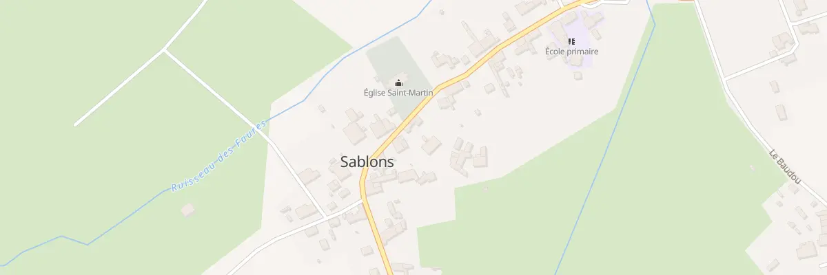 Plan du 32A Le Bourg à Sablons