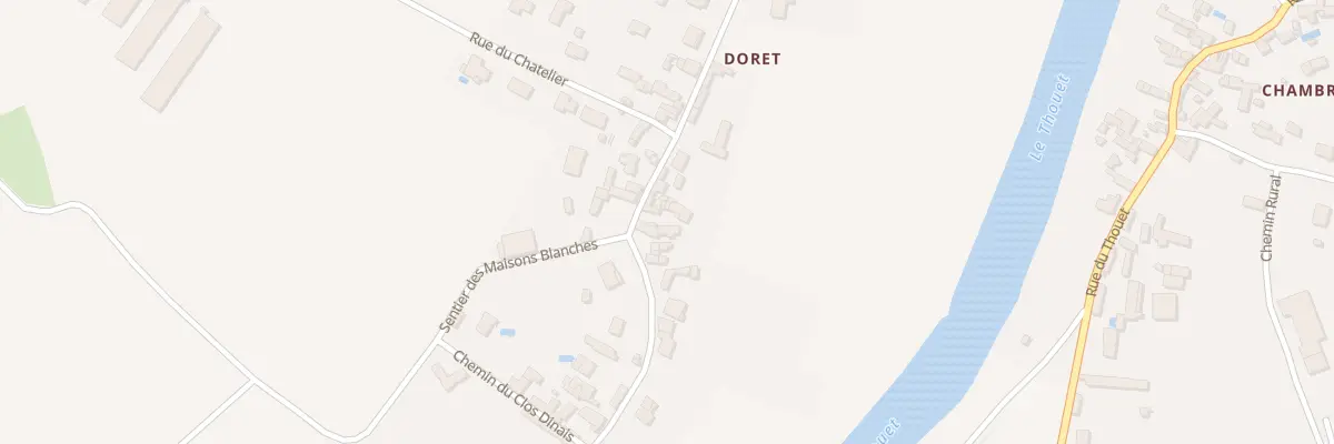 Plan du 7 Rue du Belvedere / Doret à Thouars