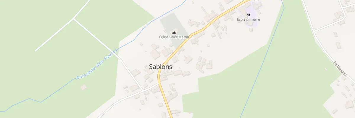 Plan du 32 Le Bourg à Sablons