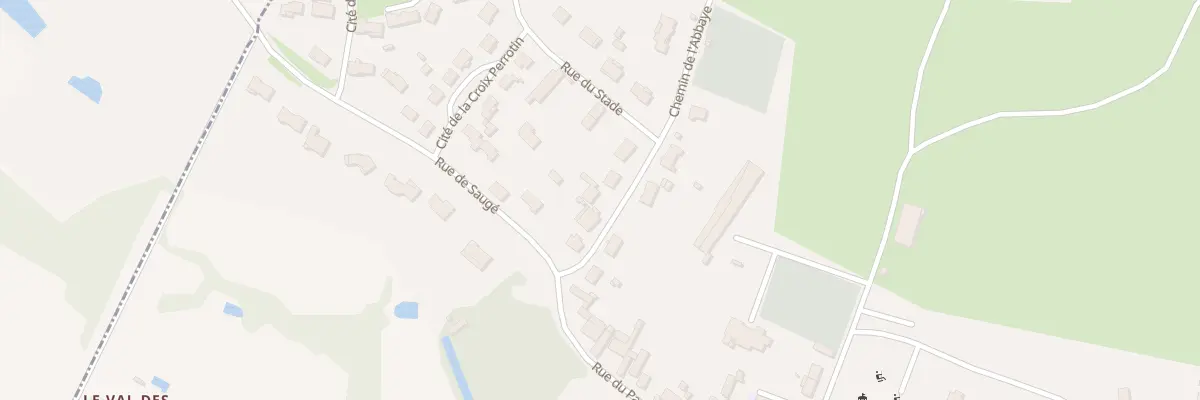 Plan du 3 Rue du Stade à Exireuil