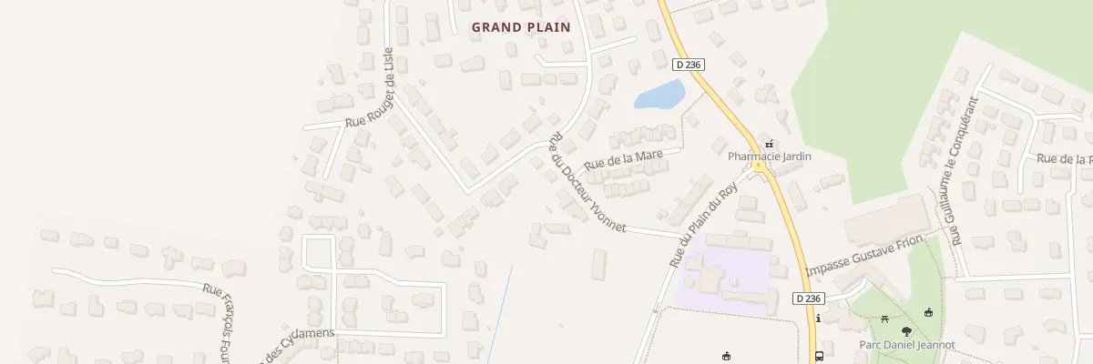 Plan du 5 Rue du Docteur Yvonnet à Bavent