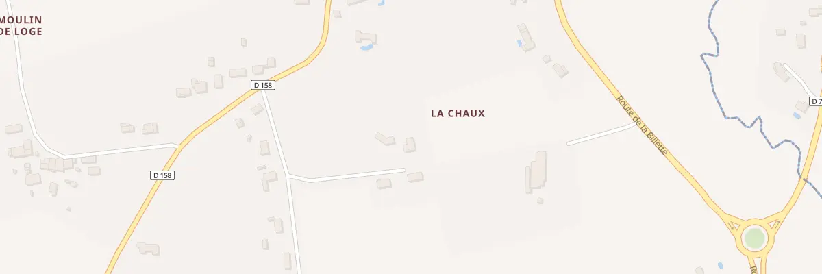 Plan du 5215 La Chaux à Saint-Martin-d’Ary