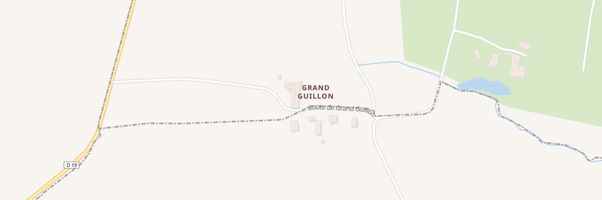 Plan du 1 Grand Guillon à Courpiac