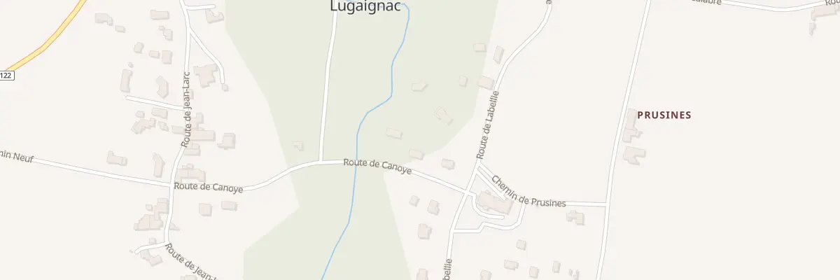Plan du 5 Labellie à Lugaignac