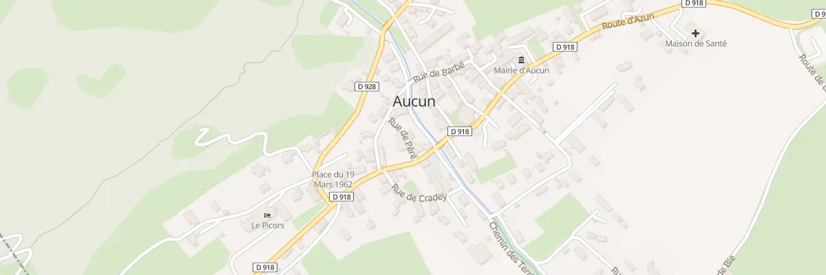 Plan du 1 Rue de Peré à Aucun