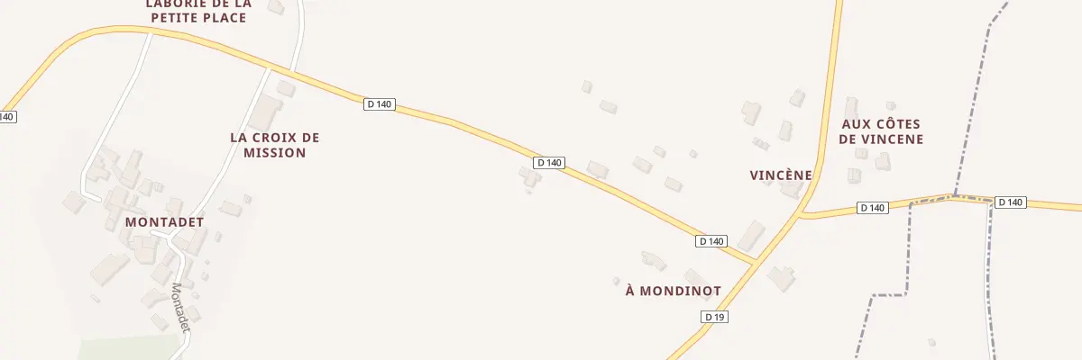 Plan du 1 Au Dessus de la Font à Romagne