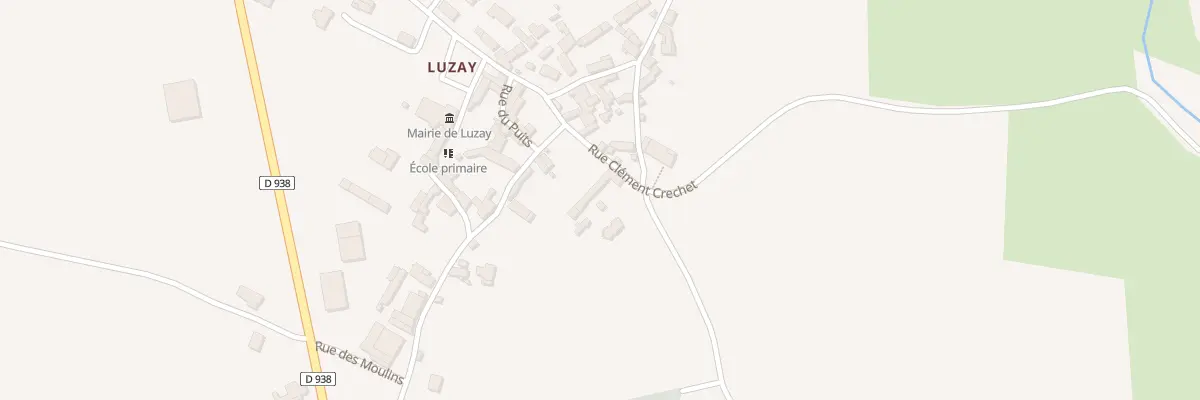Plan du 22 Rue Clement Crechet à Luzay