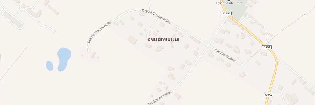 Plan du 17B Rue de Cresseveuille à Gonneville-en-Auge