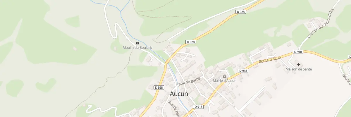 Plan du 9 Rue de la Carrerasse à Aucun