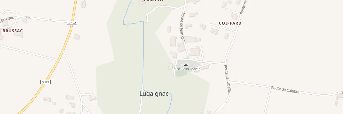 Plan du 53 Le Bourg à Lugaignac