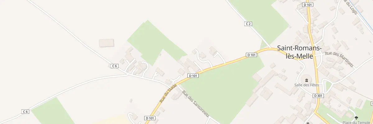 Plan du 4 Rue du Stade à Saint-Romans-lès-Melle