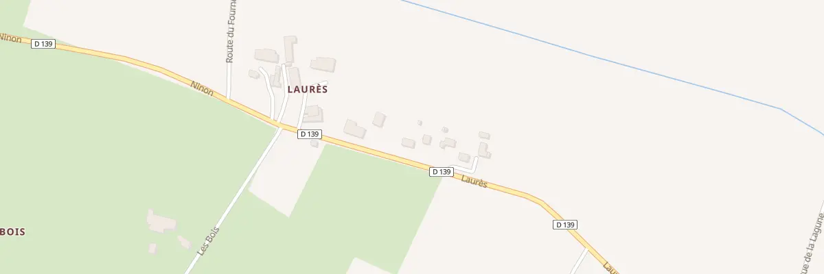 Plan du 10 Laurès à Gornac