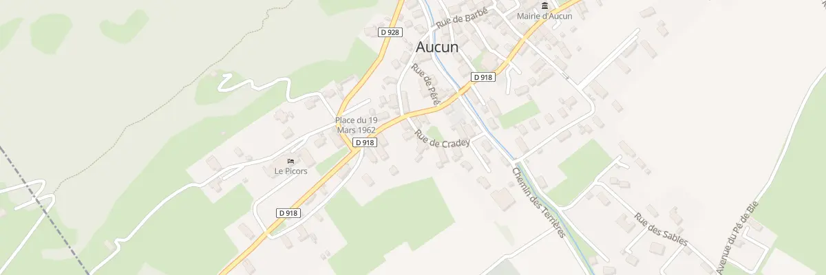 Plan du 3 Rue de Cradey à Aucun