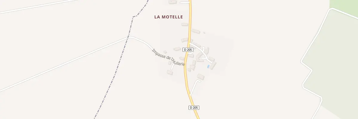 Plan du 1 Rue de la Motelle aux Ulmes