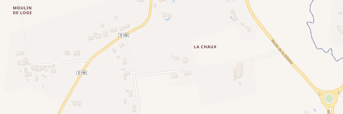 Plan du 5216 La Chaux à Saint-Martin-d’Ary