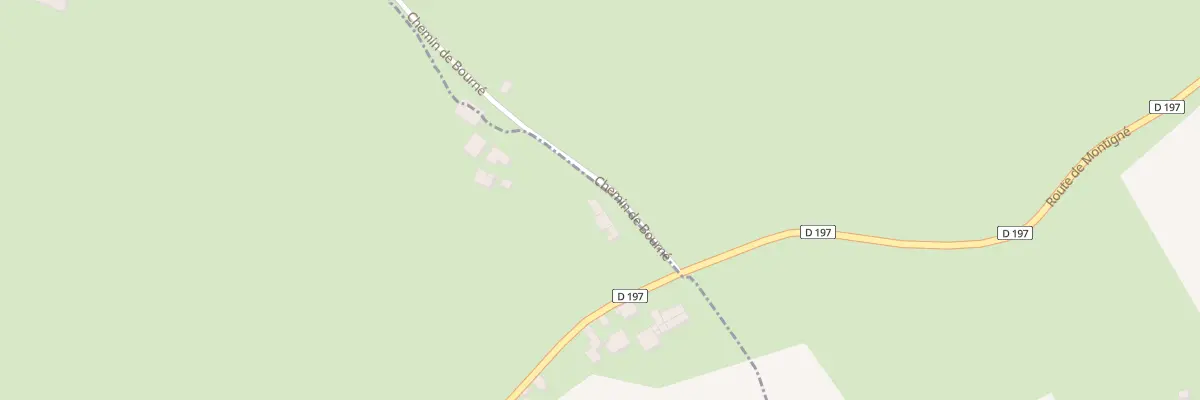 Plan du 4 Che de Bourné à Montigné-lès-Rairies