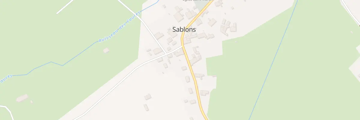 Plan du 209 Champ de Sablons à Sablons
