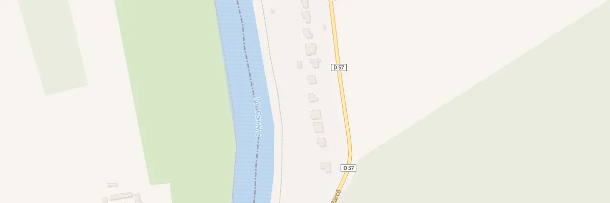 Plan du 87 Rte de Parce à Avoise