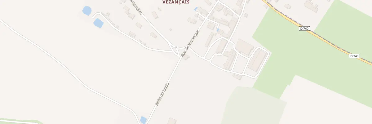 Plan du 1 Rue de Vezancais à Brioux-sur-Boutonne