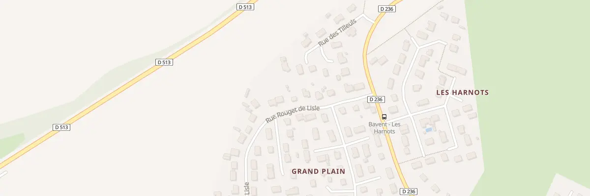 Plan du 6 Rue Rouget de l’Isle à Bavent