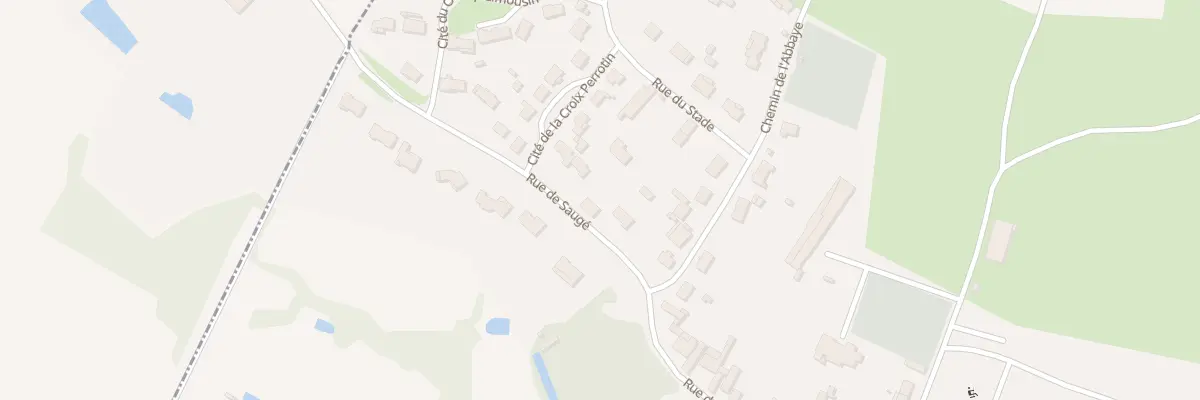 Plan du 14 Rue de Saugé à Exireuil
