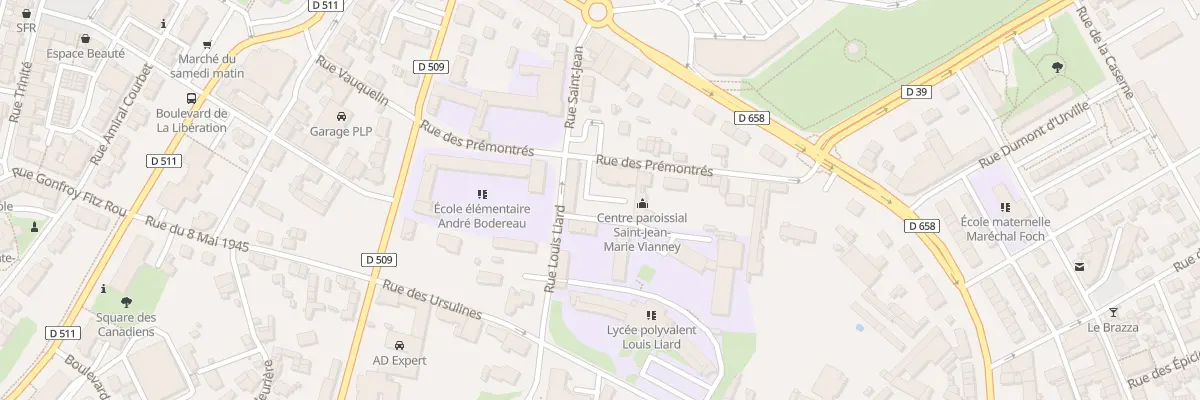 Plan du 6 Rue des Prémontrés à Falaise