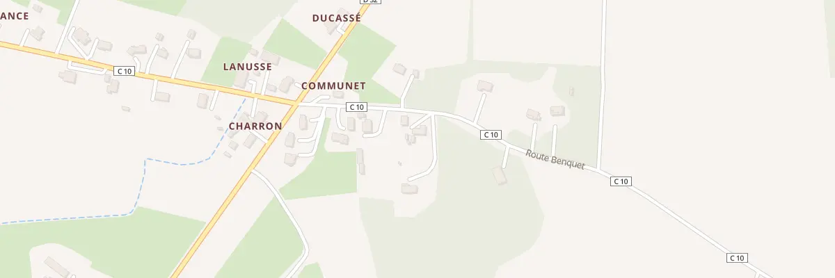 Plan du 2552 Rte Benquet au Houga