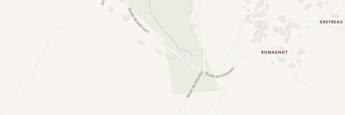 Plan du 97 Fontadas Sud à Lugaignac