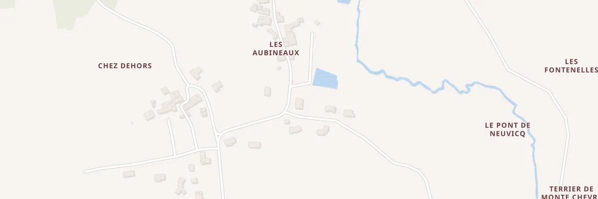 Plan du 12 Les Aubineaux à Neuvicq