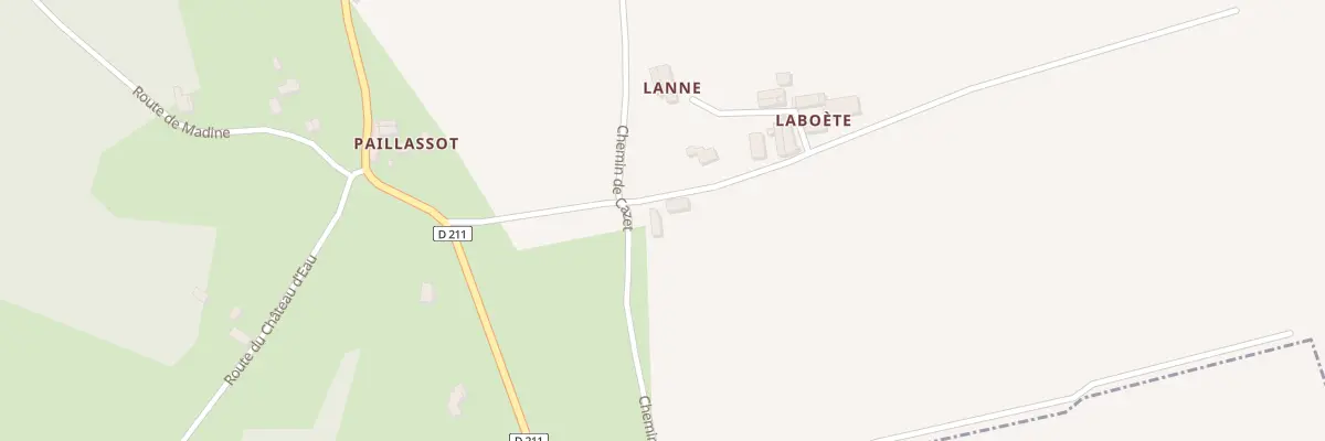 Plan du 15 Imp Labouète à Lussagnet-Lusson