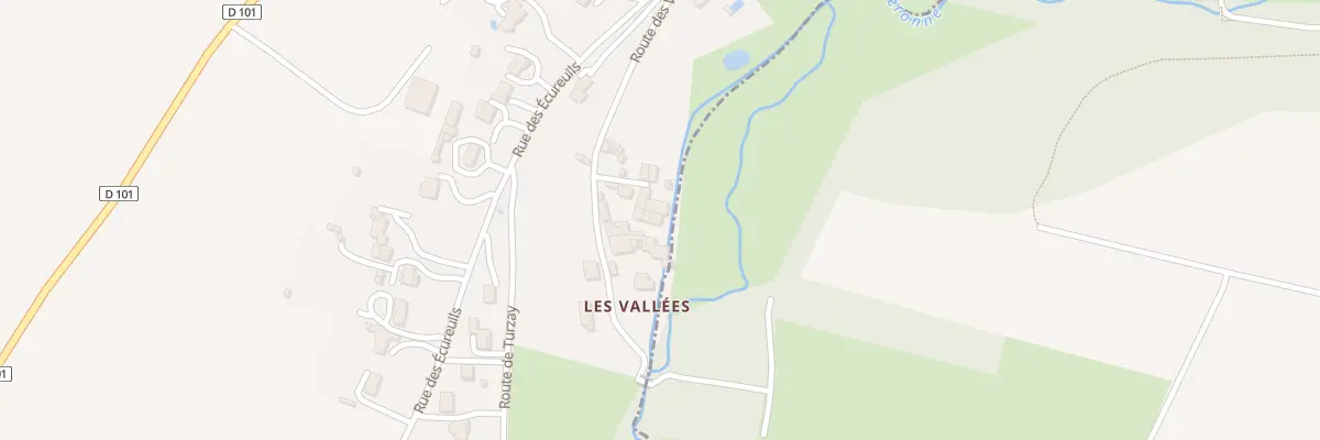 Plan du 13 Rte des Vallées à Saint-Romans-lès-Melle