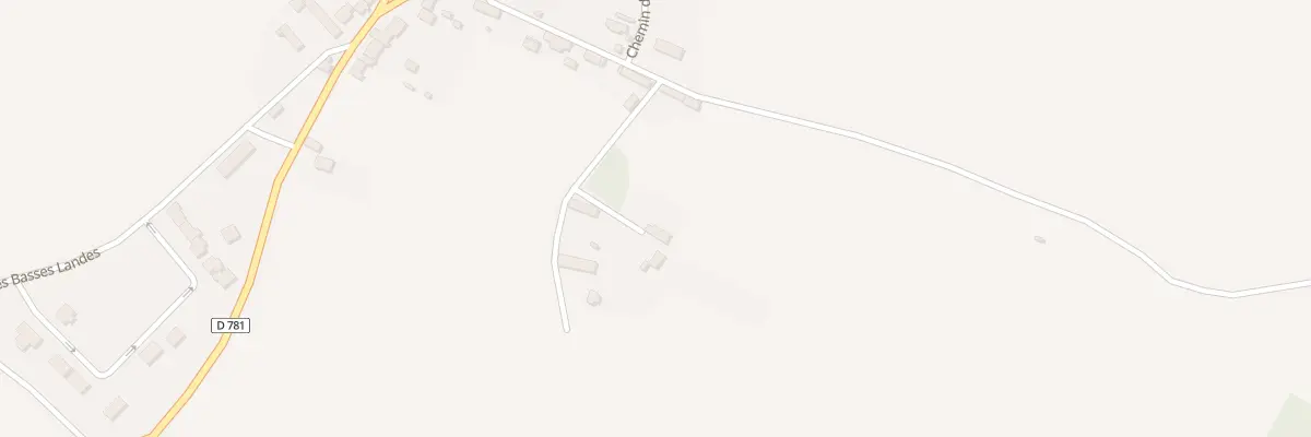 Plan du 245 Che de la Martinière à Giel-Courteilles