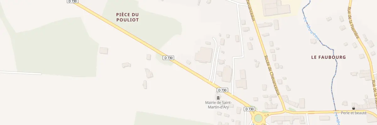 Plan du 5043 Piece du Pouliot à Saint-Martin-d’Ary