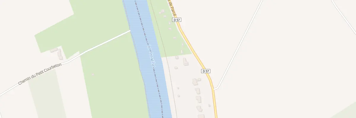 Plan du 65 Rte de Parce à Avoise
