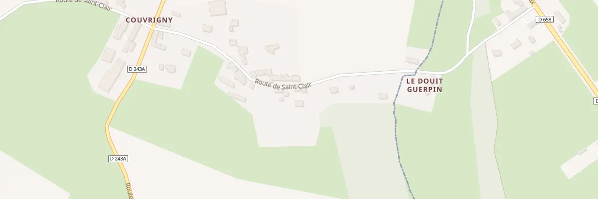 Plan du 30 Rte de Saint-Clair à Saint-Pierre-du-Bû